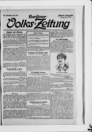 Berliner Volkszeitung vom 10.07.1911