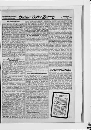 Berliner Volkszeitung vom 11.07.1911