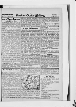 Berliner Volkszeitung vom 14.07.1911
