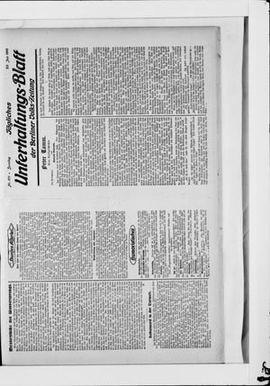 Berliner Volkszeitung vom 23.07.1911