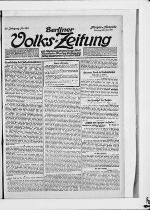 Berliner Volkszeitung vom 25.07.1911