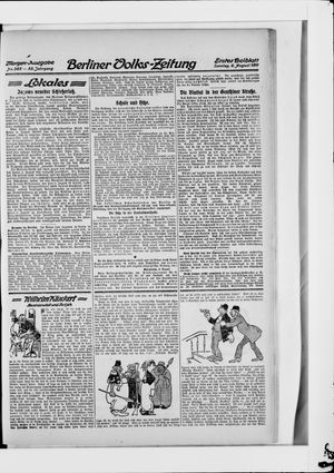 Berliner Volkszeitung vom 06.08.1911
