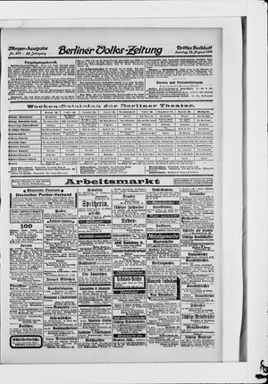Berliner Volkszeitung vom 13.08.1911