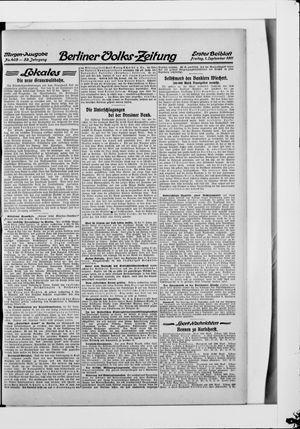 Berliner Volkszeitung vom 01.09.1911