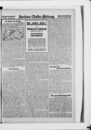 Berliner Volkszeitung on Sep 1, 1911