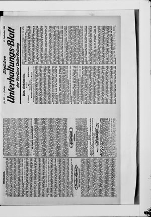 Berliner Volkszeitung vom 08.09.1911