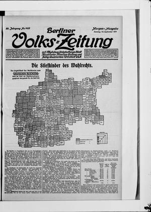 Berliner Volkszeitung vom 10.09.1911