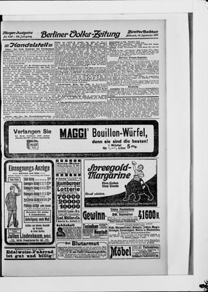 Berliner Volkszeitung vom 13.09.1911