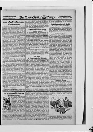 Berliner Volkszeitung vom 17.09.1911
