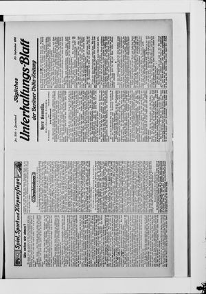 Berliner Volkszeitung vom 30.09.1911