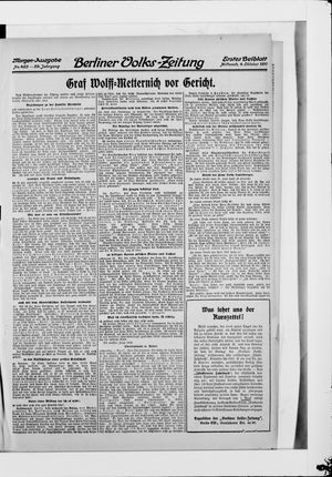 Berliner Volkszeitung vom 04.10.1911