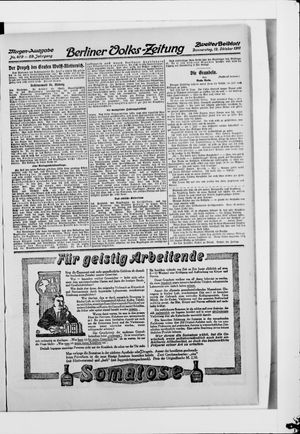 Berliner Volkszeitung vom 12.10.1911