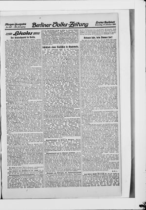Berliner Volkszeitung vom 17.10.1911