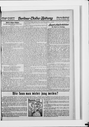 Berliner Volkszeitung vom 22.10.1911