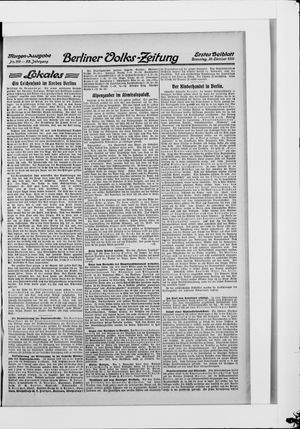 Berliner Volkszeitung on Oct 31, 1911
