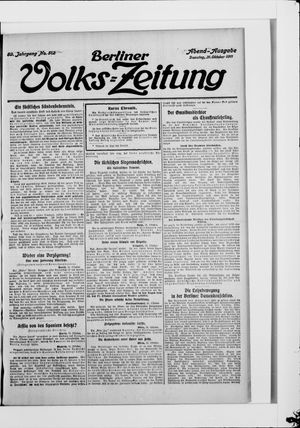 Berliner Volkszeitung on Oct 31, 1911