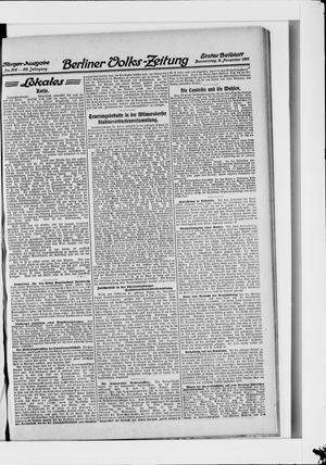Berliner Volkszeitung on Nov 2, 1911