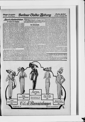 Berliner Volkszeitung vom 05.11.1911