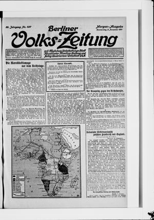 Berliner Volkszeitung on Nov 9, 1911