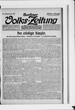 Berliner Volkszeitung vom 10.11.1911