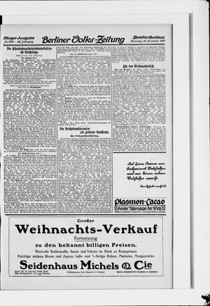 Berliner Volkszeitung vom 14.11.1911