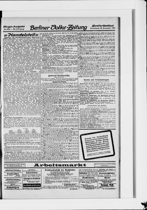 Berliner Volkszeitung vom 18.11.1911