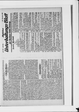 Berliner Volkszeitung vom 26.11.1911