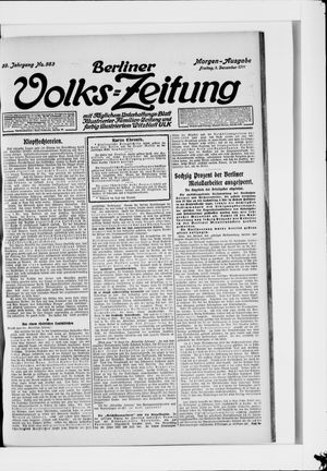 Berliner Volkszeitung vom 01.12.1911