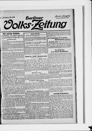 Berliner Volkszeitung on Dec 1, 1911