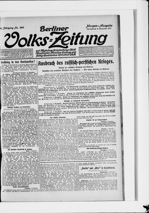 Berliner Volkszeitung vom 02.12.1911