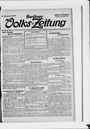 Berliner Volkszeitung vom 04.12.1911