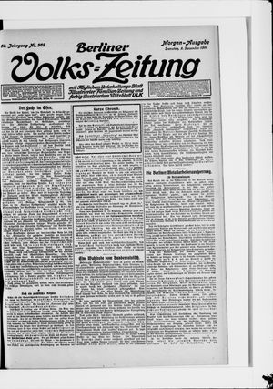 Berliner Volkszeitung vom 05.12.1911