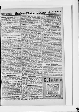 Berliner Volkszeitung vom 05.12.1911