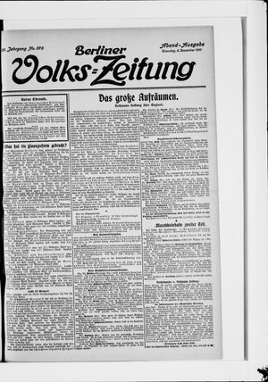 Berliner Volkszeitung on Dec 5, 1911