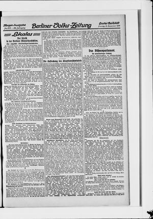 Berliner Volkszeitung on Dec 8, 1911