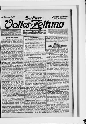 Berliner Volkszeitung vom 15.12.1911