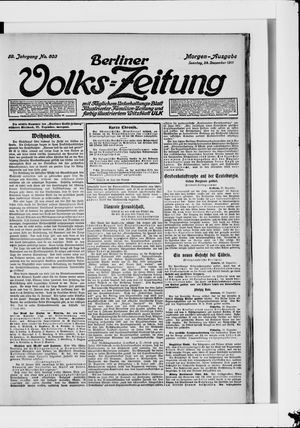 Berliner Volkszeitung vom 24.12.1911