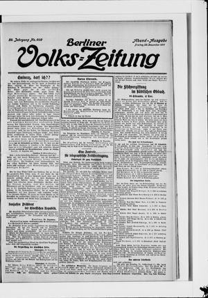 Berliner Volkszeitung on Dec 29, 1911