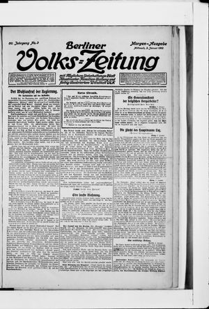 Berliner Volkszeitung vom 03.01.1912