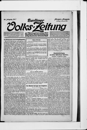 Berliner Volkszeitung vom 05.01.1912
