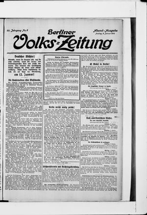 Berliner Volkszeitung vom 05.01.1912