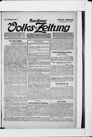 Berliner Volkszeitung on Jan 6, 1912