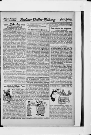 Berliner Volkszeitung vom 07.01.1912