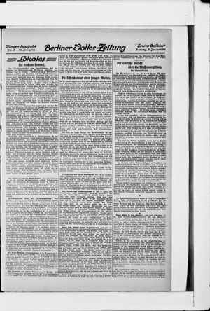 Berliner Volkszeitung on Jan 9, 1912