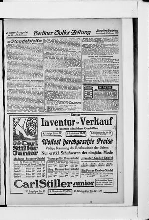 Berliner Volkszeitung vom 27.01.1912