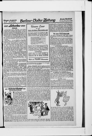 Berliner Volkszeitung vom 28.01.1912