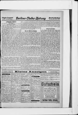 Berliner Volkszeitung vom 28.01.1912