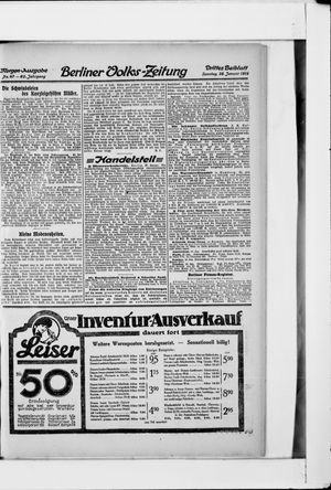 Berliner Volkszeitung vom 28.01.1912