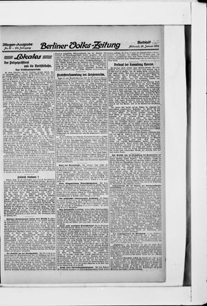 Berliner Volkszeitung on Jan 31, 1912