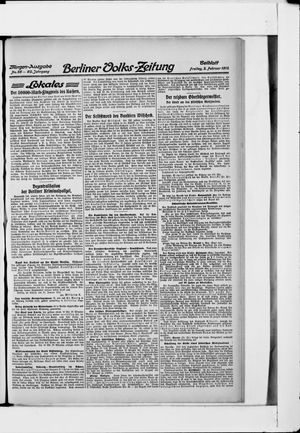 Berliner Volkszeitung vom 02.02.1912